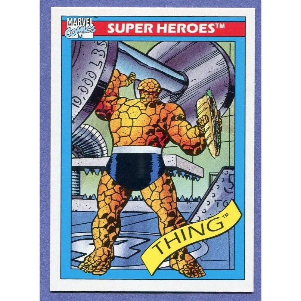 1990 Marvel Universe Card - #6 The Thing